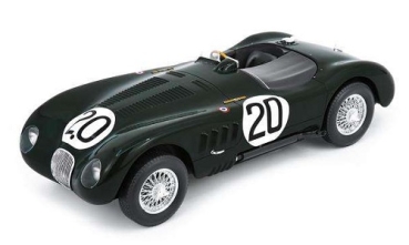 18LM51  Jaguar XK 120 C No.20 Winner Le Mans 24H 1951 P. Walker – P. Whitehead 1:18